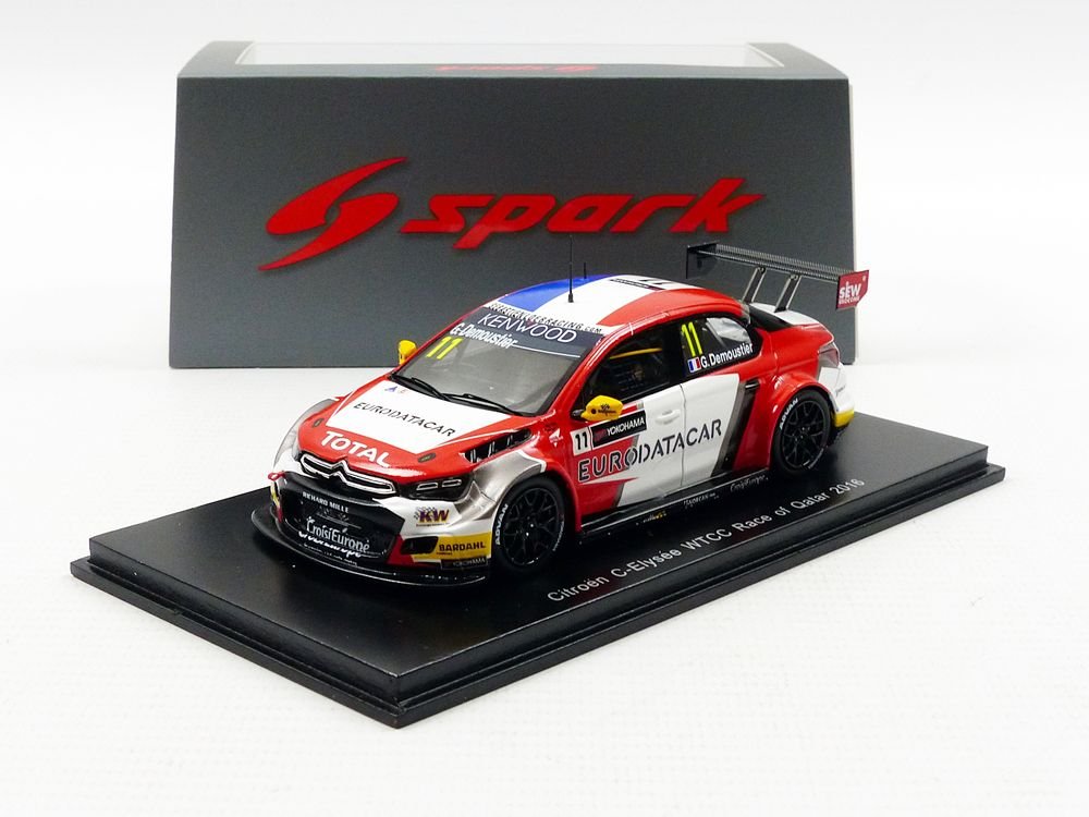 Spark - Citroën C-Elysée WTCC-Qatar 2016-Scale 1:43, S5099, White